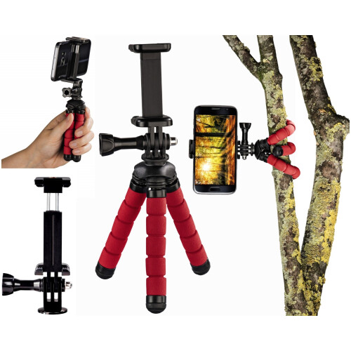 Hama Stativ Flex 14cm für Smartphone/GoPro