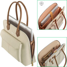 Notebook-Tasche Fabulous Handtasche Beige 13,3" bis 14,9"