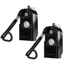 2x Personenalarm mit Bewegungsmelder + Licht 100dB