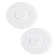 Couvercle de verre en silicone lavable au lave-vaisselle avec trou pour paille, étanche, souple et réutilisable pour verres.