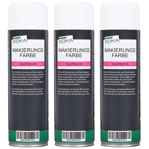Markierungsfarbe Leuchtpink 3 Stück