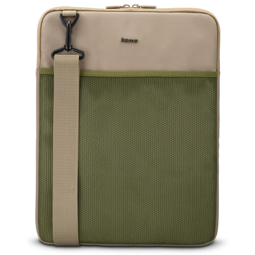 Hama Notebook-Tasche To Go Beige/Grün 15" bis 16,2"
