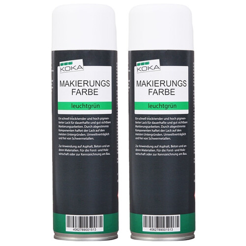 Markierungsfarbe Leuchtgrün 2 Stück