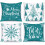 Julörngott 12x12 Set med 4 1