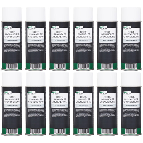 12x Rostumwandler Grundierung transparent
