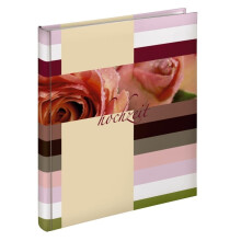 Buchalbum Marseille Hochzeit Rosen 29x32cm 60x Seiten