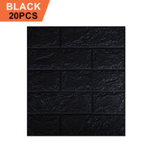 3D Waterproof Tile Wall Sticker Foam Panel 20 pcs