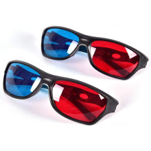 2Pack3D Gles voor TV Cyaan Rood Blauw3Dimensional Gles voor Anaglyph Stereoscopische Film Co Boek Foto