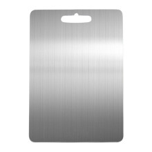 Tábua de corte Kdkad em aço inoxidável 304, própria para alimentos, ideal para carnes, frutas e vegetais.