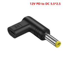 USB C PD chun cumhacht a thabhairt do Universal5/9/12V Cineál C go DC J12V-5.5x2.5