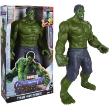 Hulk Figura, Hulk Marvel Ultimate Titan Hero Series, Marvel Avengers Akciófigura30cm Titan