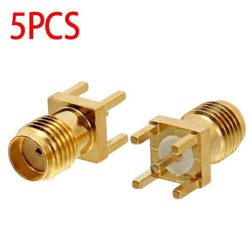 5x Θηλυκή υποδοχή SMA RF Coax PCB με κολλημένη βάση 4mm για εξωτερική κεραία WiFi