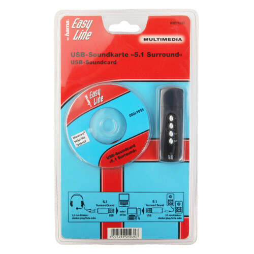 Hama Easyline 5.1 USB Soundkarte