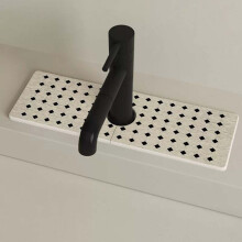 WJSXC Saugnapf für Küchenarmaturen, zuschneidbar, für Küche, Bad, Waschbecken, schmaler Kieselgur-Saugnapf A