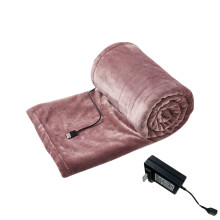 Heated Blanket Flannel Electric 3-Temp Settings 63x33 Inch