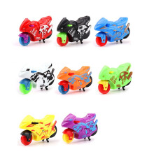 Brinquedo de motocicleta Chok Inertia, desenho animado, brinquedo educativo fofo para bebês e crianças, presente de aniversário, pacote com 8