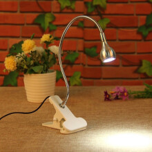 Kiplyki Flexible LED-Tischlampe mit USB-Anschluss, Schreibtischhalterung, Klemme für Bett, Arbeitszimmer, Lesen, Essen