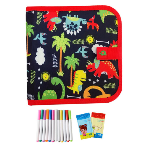 Kids Erasable Doodle Book Red Dinosaur 1 Piece
