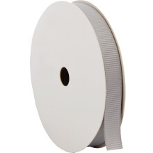 Role de panglică Grosgrain Threadart - lățime 3/8" - Gri deschis - role de 10 yarzi disponibile în 25 de culori și 4 lățimi