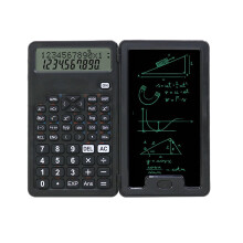 Calculadora e Quadro de Escrita VALSEEL, Visor de 12 Dígitos, Quadro de Desenho Dobrável para Crianças, Material Escolar Compatível com Escrita