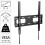 Hama FlashStar TV Wandhalterung FIX bis 75" Schwarz 1