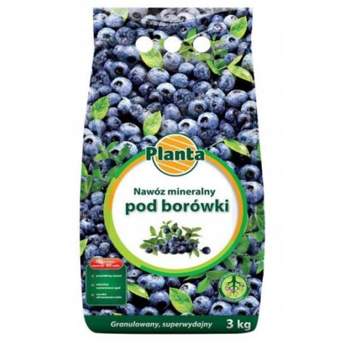 Säurebildender Granulatdünger für Blaubeeren 3 kg