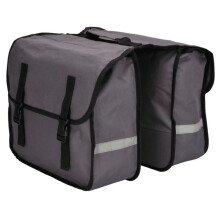 Gepäckträger-Tasche Seite 2-Fach Grau