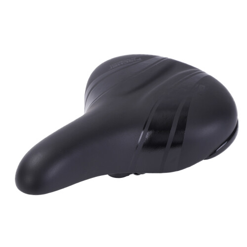 Fischer Sattel Trekking Gel Elastomer Schwarz