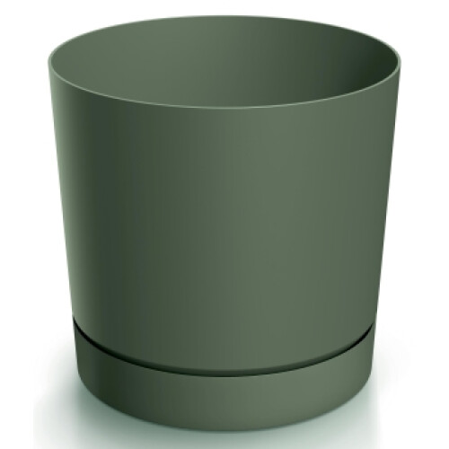 Prosperplast Grüner Kiefernblumentopf mit Untersetzer 17,8 cm Tubo