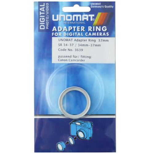Spezial-Adapter Objektiv 34mm auf Filter 37mm