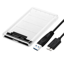 Box per hard disk da 2,5 pollici, adattatore da SATA a USB 3.0, per SSD da 1 TB e 2 TB, custodia per hard disk esterni.