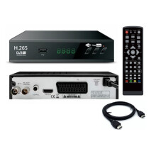 DVB T2 Hevc265 Digital TV-mottagare DVB-T2 265 1080p HD-dekoder USB Marksänd TV-mottagare EPG-inställningar - Perfet