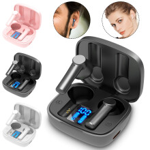 Jacenvly gaming headset Bluetooth 5.0 pink