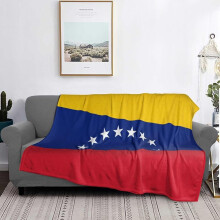 Venezuela Kuscheldecke für Mädchen, weiche Flanelldecke für Sofa, Bett oder Couch, leichte, kuschelige Decke für Reisen, Camping und Auto,
