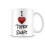 Jag älskar Taylor Swift tryckt mugg 1
