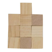 TureClos borovicové drevené kocky, štvorcové tehly, stavebné bloky, hrany, DIY, tvrdé drevo, remeslo, rezbárstvo, dekorácia