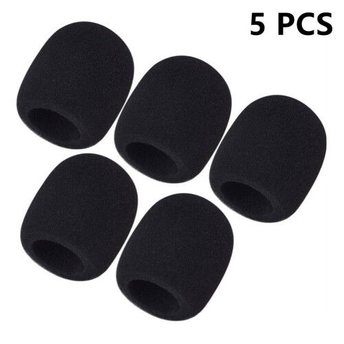 US Foam Handheld Microphone Windscreen5Pack Vervangende hoogwaardige covers