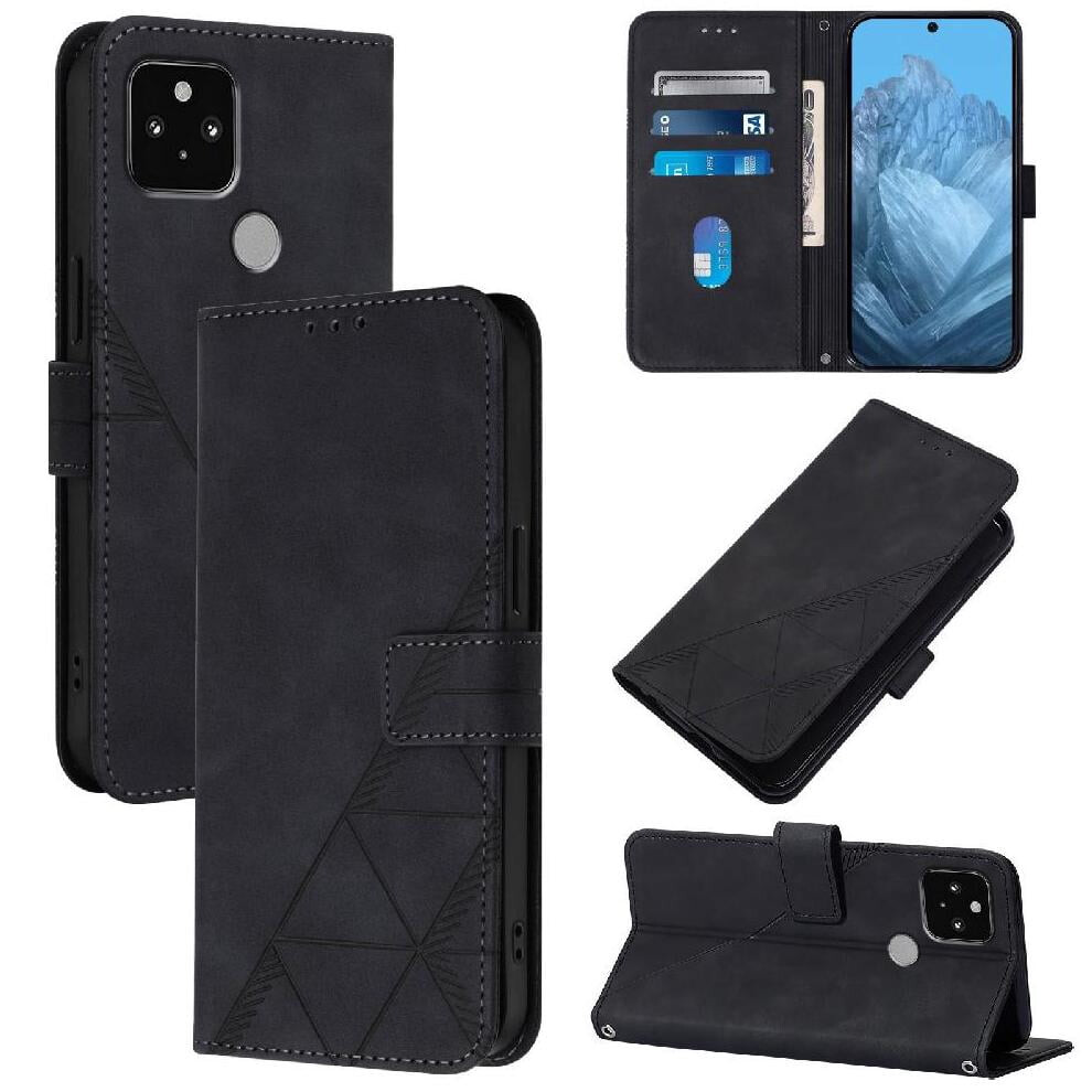 Google Pixel 5 Wallet Case With Card Holder And Flip Folio 971050036328