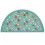 Sassi Junior | Sassi Junior | Silicone Placemat Animals - Peacock Green - 42 x 22 cm FOX 1