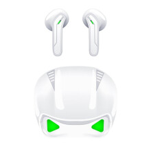 Avtoify draadloze oordopjes, sport Bluetooth-oordopjes, Bluetooth-koptelefoon, Bluetooth-headset, mini HIFI-headset, stereo, wit