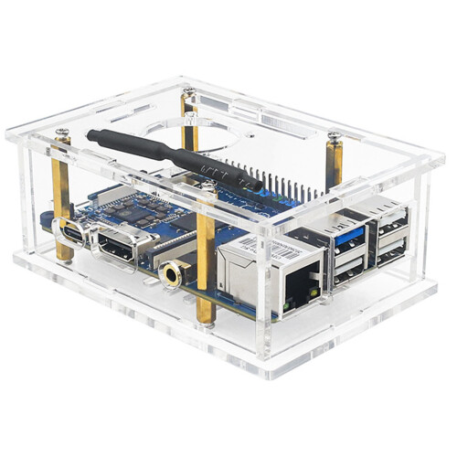 Acryl Case Development Board Transparante-Met koelventilator 2