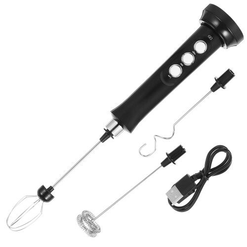 Mousseur à lait électrique rechargeable (1 pièce)