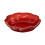 Clear flower-shaped fruit tray salad bowl 1 pc 1