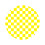 Acrylic Checkerboard Coaster 10 cm Round 1