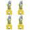 Ensemble de 4 porte-couverts lapin Kayannuo 1
