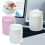 Mini swing lid trash can white small1.5L 1