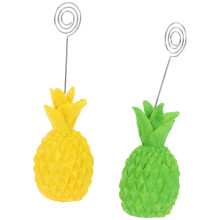 Suporturi foto cu cleme de notițe în formă de ananas, 2 buc.