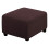 Jacquard stretch ottoman slipcover large and extra large 1