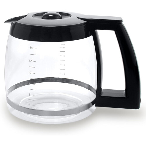 14-Cup Glass Coffee Carafe with Black Handle for DCC-2200