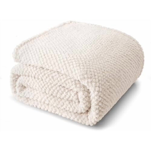 Flauschige Fleecedecke in Queen-Size (229 x 229 cm)